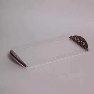 ถาดอะคริลิคแม่แห่งไข่มุกสุดหรูทำด้วยมือตกแต่งช็อกโกแลตและขนมขบเคี้ยวสำหรับใช้ในบ้านงานเลี้ยงและใช้เป็นของขวัญ - Product Image 1