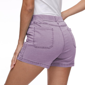 กางเกงขาสั้นผ้าชิโนสำหรับผู้หญิงสไตล์สุดเพอร์เฟกต์กางเกงขาสั้นผ้าชิโนสำหรับใส่ลำลองคุณภาพสูง - Product Image 6