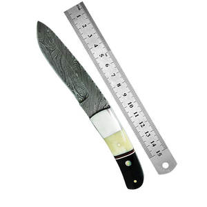 Venta directa de fábrica Hoja deslizante de grado industrial Cuchillos de caza de acero de Damasco Garantía de 3 años Nuevo diseño Camping al aire libre - Product Image 1