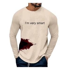 Cómoda camiseta de un solo Jersey de algodón 100%, venta de curvas de verano, cuello de manga larga, transpirable, Color sólido, precio de fábrica de Bangladesh - Product Image 4