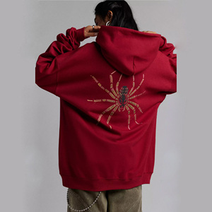 Sudadera con Capucha Informal para Mujer, de Invierno, Manga Larga, 100% Algodón, Talla Grande, Color Personalizable, Logotipo en la Parte Delantera, Secado Rápido - Product Image 3