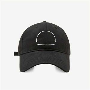 Gorra de béisbol sin estructura de 6 paneles de algodón 100% de alta calidad, nuevo diseño, sombrero Vintage para papá con logotipo bordado 3D personalizado - Product Image 3