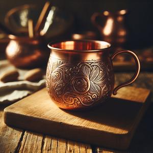Premium Amazo 550ml Copper Stainless Steel Cocktail <b>Cups</b> 18.5oz Hammered Mugs for Beer Moscow Mule Glasses Ceramic <b>Cups</b> - Product Image 3