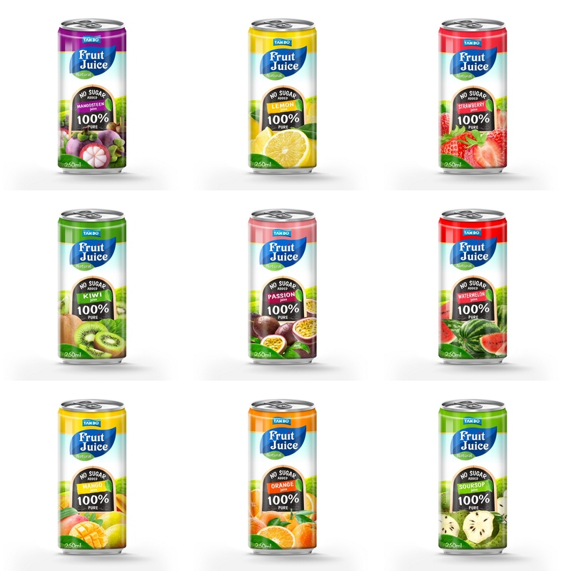 Natural Fruit Puree Soft Drink No