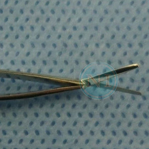 เครื่องมือผ่าตัด กรรไกรตัดกระจกตา ปลายทู่ ใบมีดยาว 7 มม. คุณภาพสูง - Product Image 6