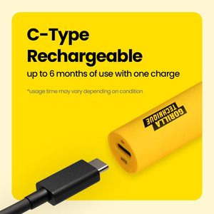 Tondeuse à poils du nez et des sourcils 2-en-1 rechargeable par USB, outil de toilettage haute vitesse en plastique pour hommes, portable, sans tirage, sans usage domestique ni automobile - Product Image 1