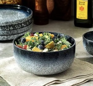 Handcrafted Ceramic Bowl Textured Glaze Dishwasher Safe Eco-friendly for Daily Serving Party Dining Setup Kitchen Styling <b>Gift</b> - Product Image 3