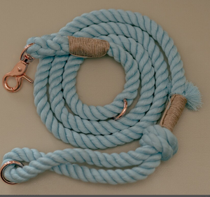 Name Stone Grey Organic Cotton Rope Dog <b>Leash</b> Supplies Accessory Customized Colored Cotton Rope Handmade Dog <b>Leash</b> <b>Pet</b> <b>Leash</b> - Product Image 2