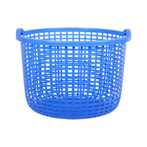 Lớn Vòng Màu Xanh Nhựa Lưới Giỏ 3494 Lớn Vòng Jumbo Giỏ Bền Dễ Dàng Để Vận Chuyển Với Thoải Mái Bên Xử Lý - Product Image 4