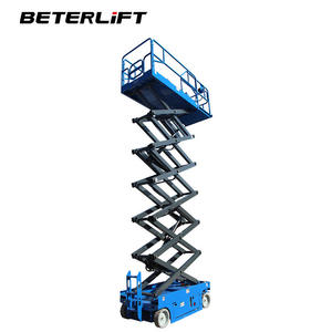 BETERLIFT Pengangkat Hidrolik Otomatis Kecil, Pengangkat Gunting Hidrolik Beroda Sendiri, Sewa Pengangkat Gunting Hidrolik - Product Image 5