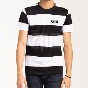 Vente en gros T-shirts personnalisés pour hommes T-shirt de couleur unie surdimensionné 100% coton épais 300gsm T-shirt avec doublure T-shirt personnalisé - Product Image 1