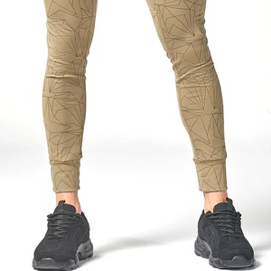 ผู้ชายผอมการบีบอัด Spats ทนทานเด็กชายยิมถุงน่องธรรมดา Spats ที่กําหนดเองออกกําลังกายเลกกิ้งสวมใส่ฟิตเนสชุด - Product Image 5