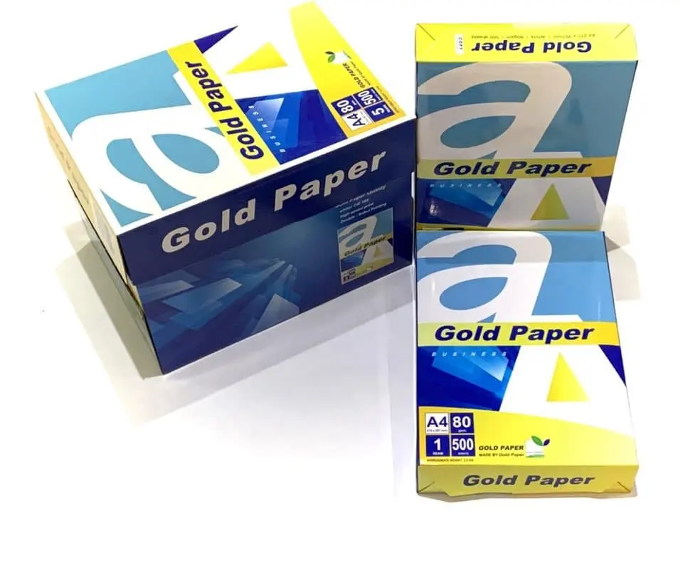 Double a paper a4 utilizzato in ospedale/carta da stampa in pasta di legno formato A4 bianco 75 Gsm articolo colore peso origine tipo copia per la scuola