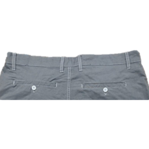 กางเกงขาสั้นผ้าแคนวาสพิมพ์ลายสำหรับผู้ชาย มีกระเป๋า ติดกระดุม ซิปด้านหน้า - Product Image 3