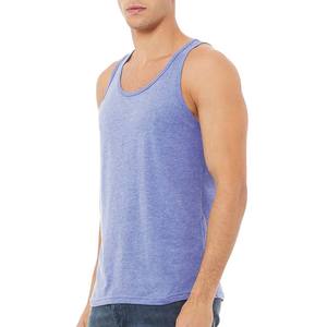 Débardeur haut de gamme unisexe en gros respirant en toile Bella - Product Image 2