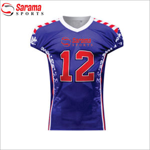 Uniforme de football américain Chargeur d'impression par sublimation en tissu de haute qualité Uniforme de football, - Product Image 2