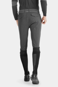 Pantalones de equitación para hombre con tejido elástico transpirable ajustado atlético y costuras reforzadas de la mejor calidad - Product Image 6