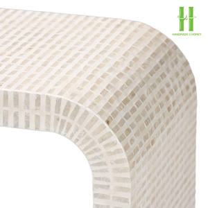 Mesa de Entrada de Lujo con Incrustaciones de Nácar, Muebles de Alta Calidad para el Hogar y la Sala de Estar, Mesa de Entrada con Incrustaciones de Nácar - Product Image 3