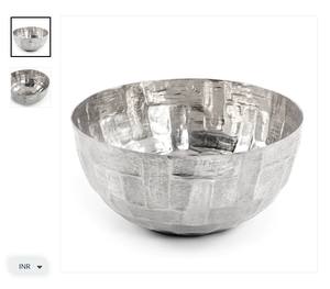 Ensemble coloré en bois fait main de 3 mini bols décoratifs avec plateau Centre de table de luxe élégant Décor de table parfait - Product Image 5