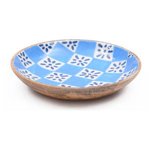 Diseño hecho a mano ensalada de frutas servir tazón de madera cazuelas servir tazón vajilla decoración rústico tazón de madera - Product Image 4