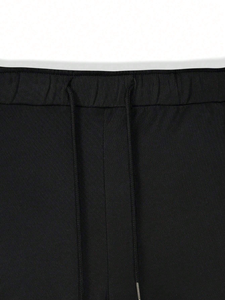 Pantalon de survêtement unisexe en coton épais délavé à l'acide avec logo personnalisé, coupe large, effet dégradé vintage, style streetwear évasé en tissu éponge - Product Image 5