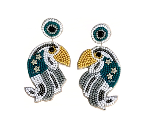 ต่างหูประดับลูกปัดโลหะผสมดีไซน์สั่งทำคุณภาพสูง งานปักลูกปัดทันสมัย เหมาะสำหรับเป็นของขวัญในโอกาสครบรอบ - Product Image 1