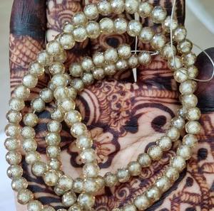 ลูกปัดมอยส์ซอไนต์เกรด AAA เกรด6มม. สีเหลืองตัดได้อย่างดีเยี่ยมเครื่องประดับตามสั่งขนาดหินขนาด4มม. 8มม. 10มม. - Product Image 5