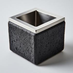 Elegante Portacepillos de Dientes de Metal con Diseño Ecológico y Duradero, Forma Personalizable, Acabado Liso para Decoración de Baños Modernos - Product Image 2