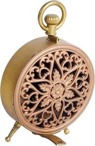 Horloge en laiton, horloge décorative en métal pour la maison, le bureau et l'affichage intérieur classique - Product Image 4