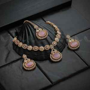 Multiple Vintage India Wholesalers on Wedding Accessories Bridal Fashion Necklace Earrings Jewelry for Women - Product Image 3