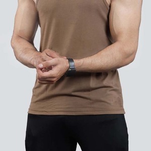 Ropa transpirable para hombre, camisetas sin mangas de talla grande para hombre, estilo callejero, diseño de logotipo personalizado OEM, camisetas sin mangas de Fitness de verano para hombre - Product Image 6