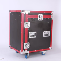 X-BASON personnalisé avec table de jambe pliante et tableLatch Systemd 18U Shock Mount Amplifier Rack Flight Case