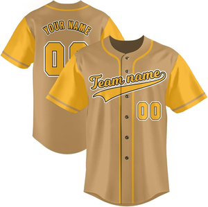 Camiseta de algodón 100% para hombre, camisetas de béisbol de moda con estampado holgado para marcas, ropa de calle con etiqueta personalizada, camisa con botones de malla - Product Image 3