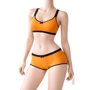 Listo para Enviar: Conjunto Samavia Sexy de Sujetador Deportivo y Braguita para Mujer, con Aros, de Alta Elasticidad, Spandex/Nylon, de Secado Rápido, Ropa de Gimnasio, Venta al por Mayor a Granel - Product Image 1