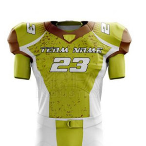 Transpirable fácil de usar fútbol americano Jersey uniforme equipo desgaste uniforme en fútbol americano Stock - Product Image 3