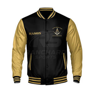 Chaqueta Universitaria Masónica para Hombre, Chaqueta Universitaria Bordada con Bordado Masónico Personalizado - Product Image 2