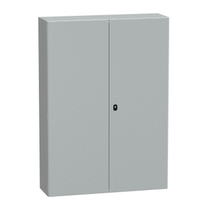 Per SCHNEIDER ELECTRIC NSYS3D141030D - Pannello di montaggio a parete in acciaio per quadri elettrici S3D con doppia porta piana e piastra di montaggio - Product Image 1