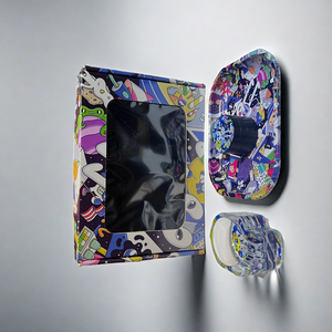 Modern Complete Rolling Accessory Kit Portable Rolling Paper <b>Lighter</b> & Leather Metal Accessory Set Made of Durable Plastic - Product Image 3