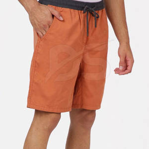 กางเกงขาสั้นผู้ชายสไตล์ใหม่สั่งตัดได้ ผ้าฝ้าย 100% สีพื้นลำลอง เอวกลาง สีตามสั่ง มีจำหน่าย ผลิตในปากีสถาน - Product Image 3