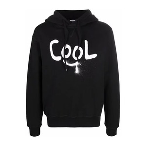 Sweat à capuche décontracté d'hiver 100% coton molletonné épais à manches longues séchage rapide respirant impression sérigraphique logo personnalisé - Product Image 1