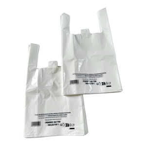 Fabricado en Vietnam OEM Fabricante de fábrica Personalizado Desechable Grabado Impreso Logo Supermercado Cremallera Bolsas de la compra de plástico Reciclable - Product Image 1