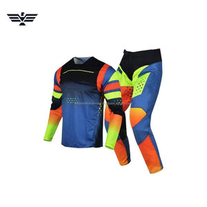 Conjunto de Jersey y Pantalones de Motocross Personalizados, Ropa de Motociclismo Todoterreno, Transpirable, de Secado Rápido, 100% Poliéster, Traje de Carreras de Motocicleta - Product Image 2