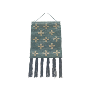 Belle tenture murale moderne en laine tissée à la main de conception Boho pour la décoration murale à bas prix - Product Image 1