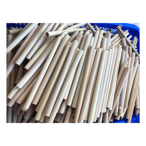 Reusable Bamboo Pipe With Carrying Bag And Natural Brush <b>For</b> Milk Tea, Takeaway Service, Cafe Chains And Hotel Use Purpose - Product Image 3