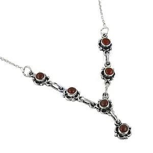 Collar con Colgante de Cornalina Chapado en Oro de Moda para Mujer - Product Image 3