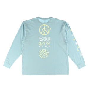 Vans Vans Jank Ditsy Ls Camisetas y camisetas deportivas para hombre Color: Azul cielo 100% auténtico - Product Image 2
