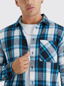 เสื้อลำลองสีขาวและสีขาวลายตารางสำหรับผู้ชายเสื้อลายตารางสำหรับผู้ชายทันสมัยทันสมัยทันสมัยทันสมัย - Product Image 6