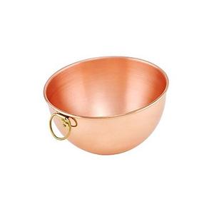 Bol de forme ronde de qualité supérieure en cuivre martelé différentes tailles bol de nourriture pour fruits et légumes au meilleur prix - Product Image 5