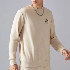 2022 haute qualité coupe ajustée hommes sweat et ensemble court à la mode décontracté plaine col rond respirant grande taille pour l'hiver - Product Image 6