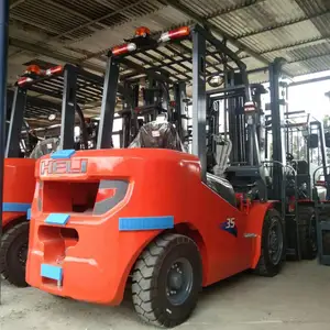 Cheap New Folklifter Forklift truck with AC heater diesel Forklift For Sale